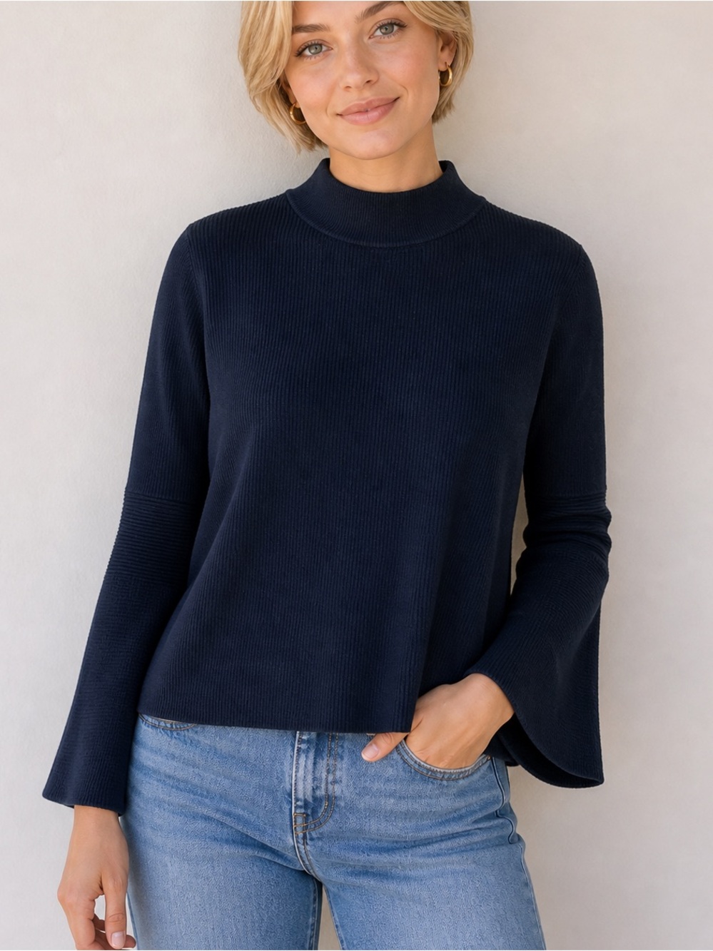525 America Classic‎ Black Knit Top